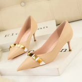 Elegant beige heels